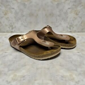 Birkenstock Girls Sandals Gizeh Birko Flor Flat Thong Slip On 32 US 1‎